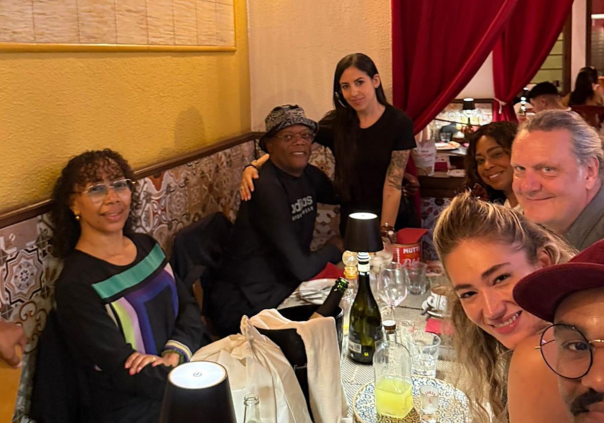 Samuel L. Jackson repite pizzería en Gran Canaria