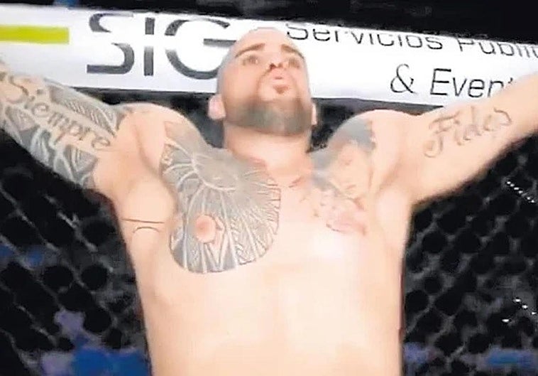 José 'el del Buque' protagonizó una pelea en la categoría de lucha MMA en julio de 2017 en el Gran Canaria Arena.