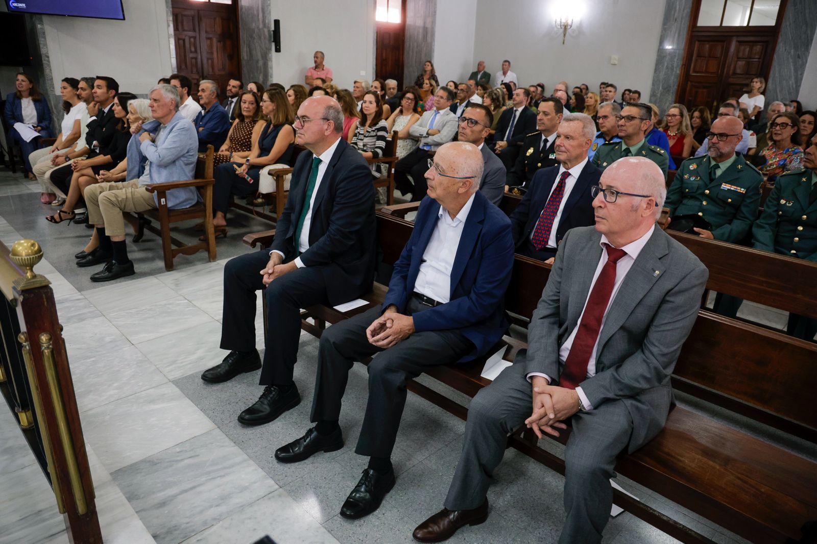 Imágenes de la toma de posesión de Parramón como presidente de la Audiencia Provincial de Las Palmas