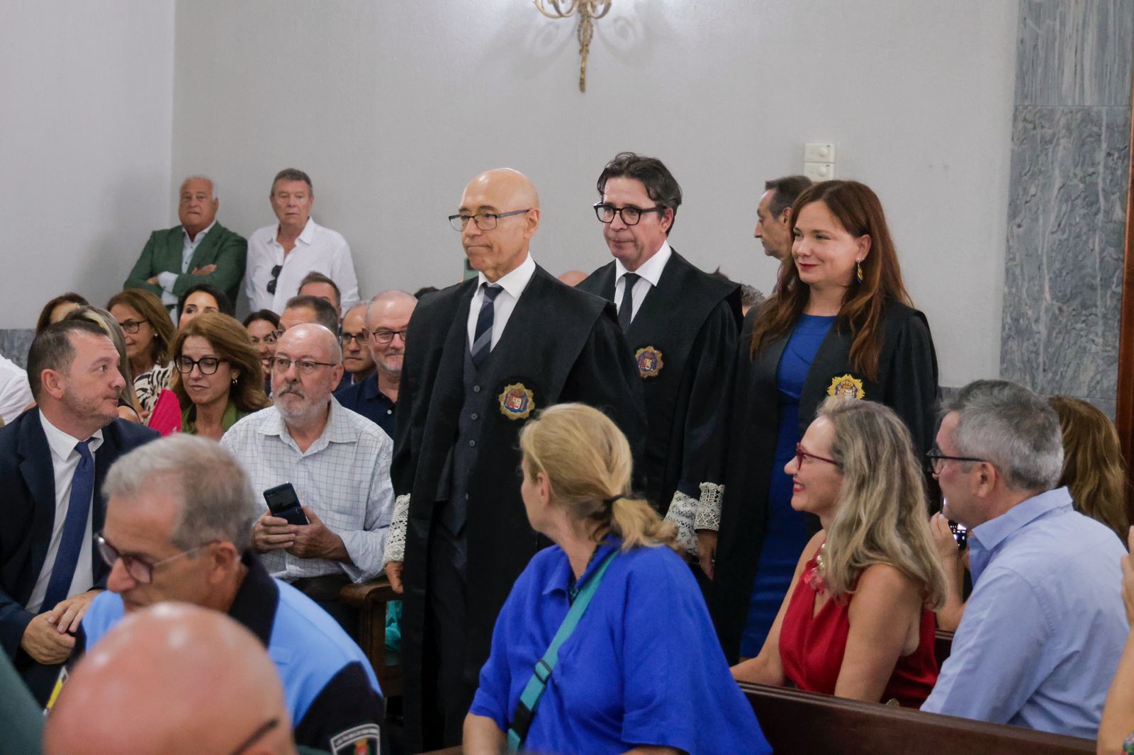 Imágenes de la toma de posesión de Parramón como presidente de la Audiencia Provincial de Las Palmas