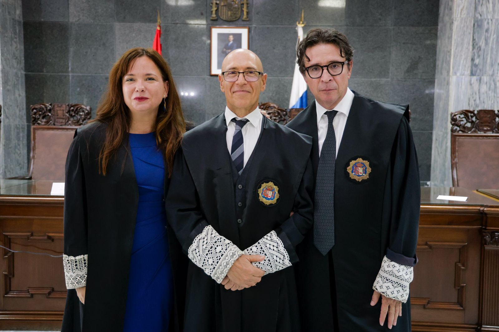 Imágenes de la toma de posesión de Parramón como presidente de la Audiencia Provincial de Las Palmas