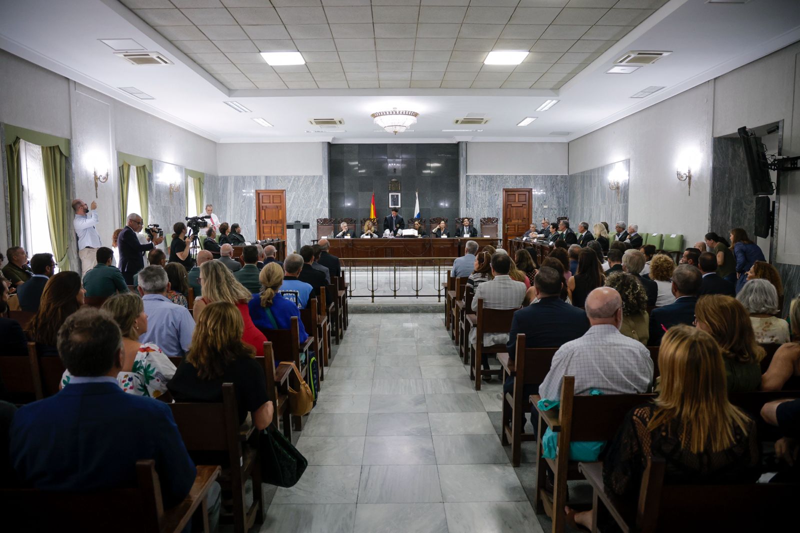 Imágenes de la toma de posesión de Parramón como presidente de la Audiencia Provincial de Las Palmas