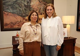 Astrid Pérez recibe en el Parlamento a la Asociación ASEME para fortalecer el papel de la mujer empresaria en Canarias