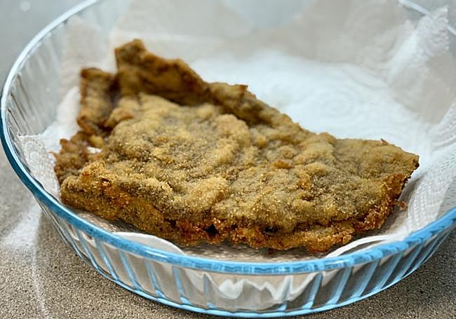 Dejamos escurrir sobre papel absorbente