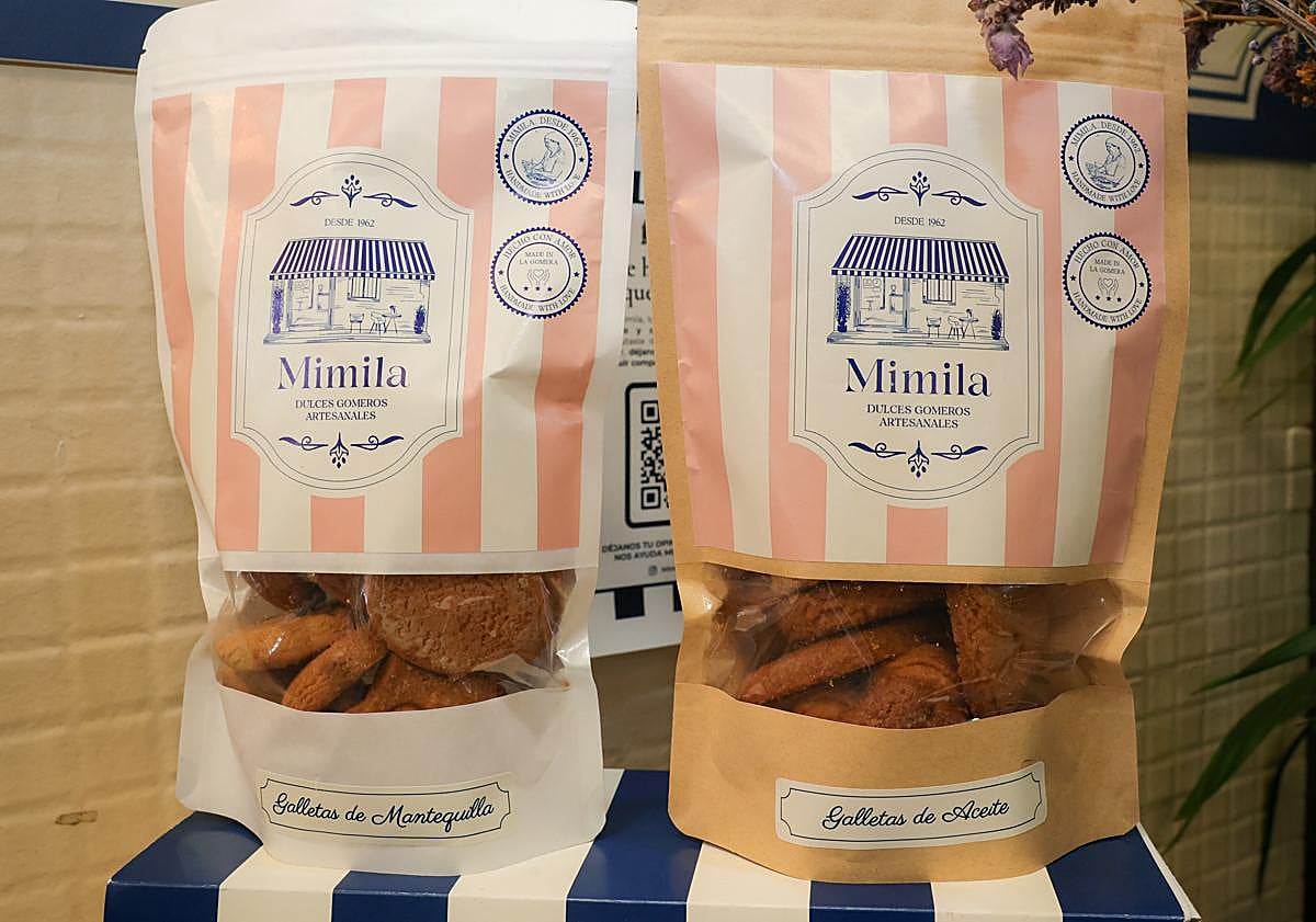 Imagen principal - Galletas, vinos, aceites y miel disponibles en Mimila Delicatessen.