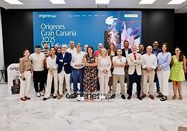 Foto de grupo de la presentación de 'Orígenes'