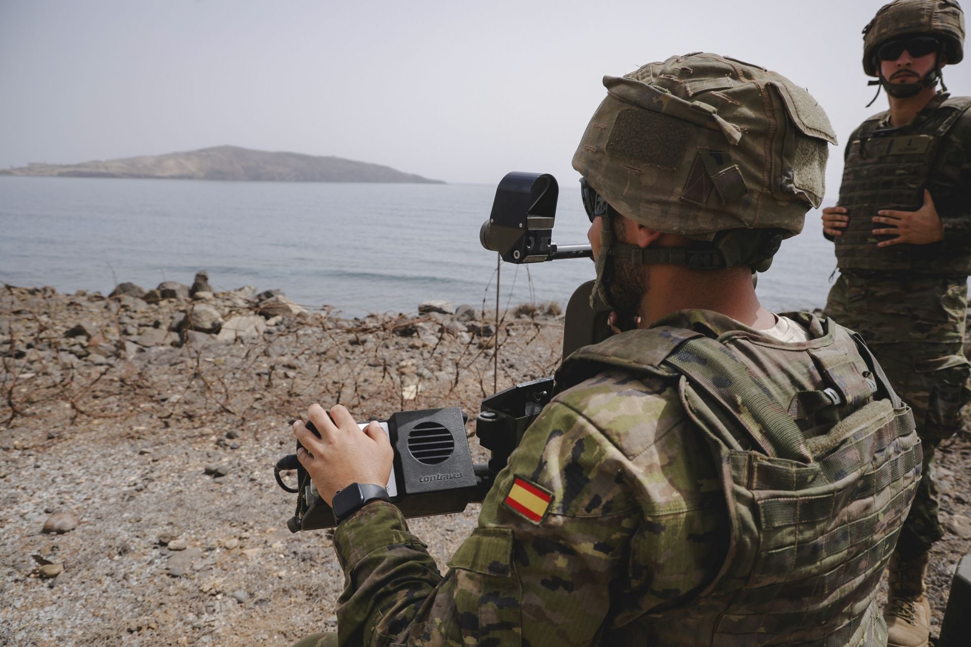 Las Fuerzas Armadas despliegan en Gando su sistema de defensa aéreo