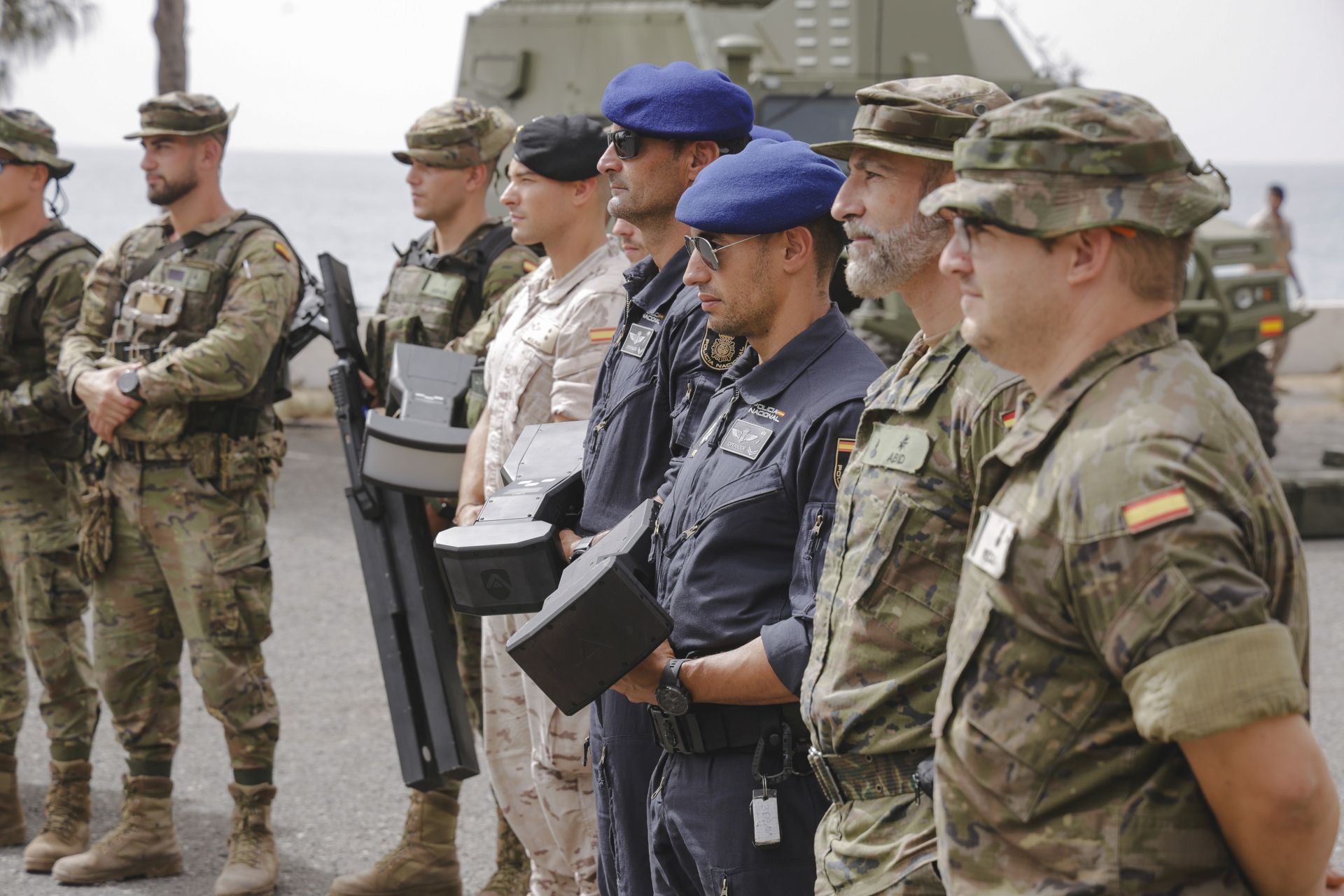 Las Fuerzas Armadas despliegan en Gando su sistema de defensa aéreo