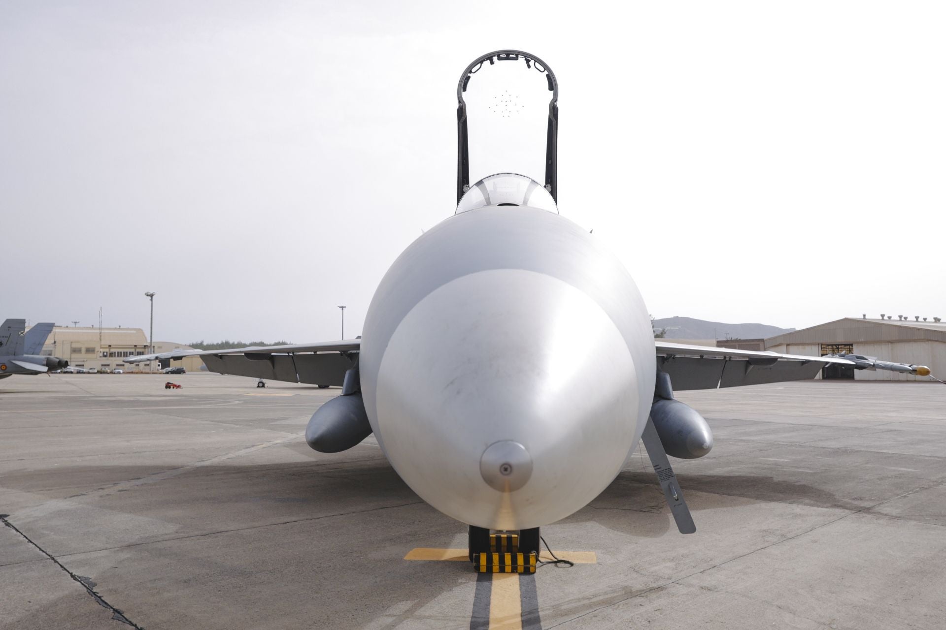 Las Fuerzas Armadas despliegan en Gando su sistema de defensa aéreo