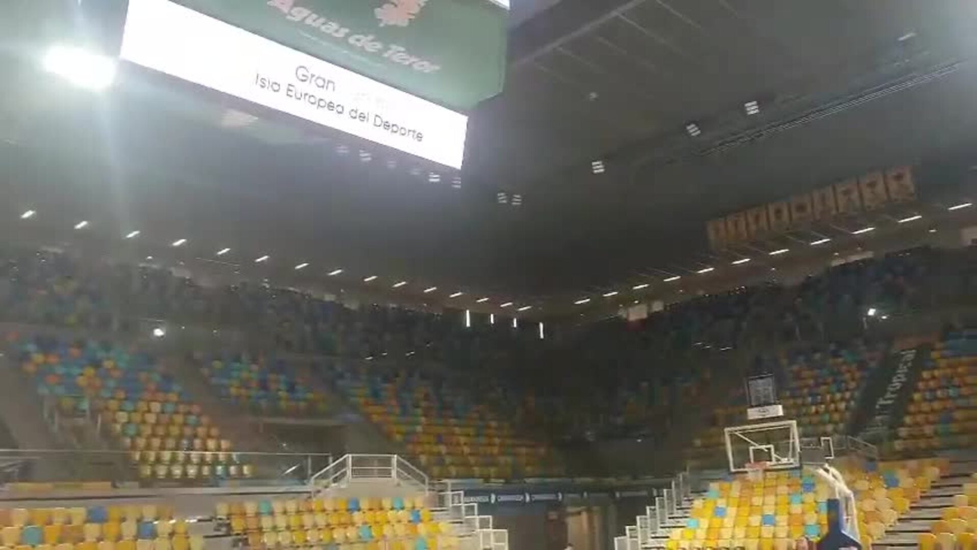 El Gran Canaria Arena estrena su nueva iluminación LED