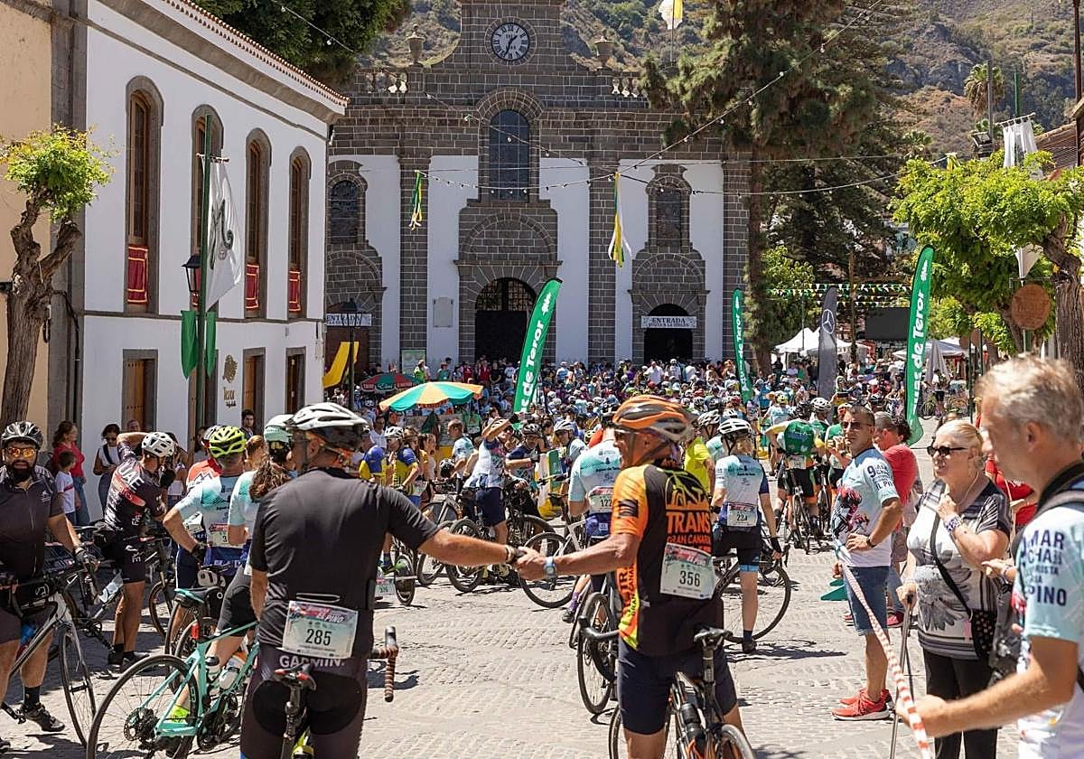 La llegada a Teror, en la anterior edición.