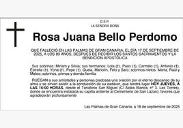 Rosa Juana Bello Perdomo