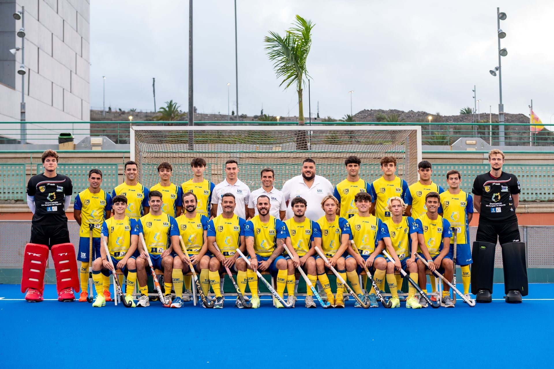 Imagen del equipo masculino de la UD Taburiente.