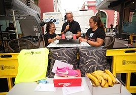 Roberto Herrera fue el maestro de ceremonia en el evento solidario.