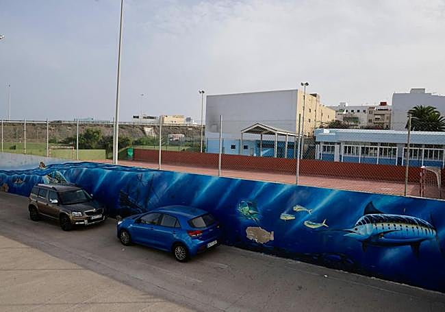Patio del CEIP Bañaderos.