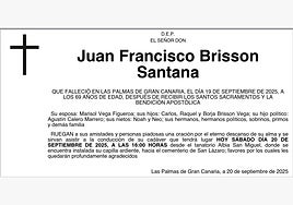 Juan Francisco  Brisson Santana