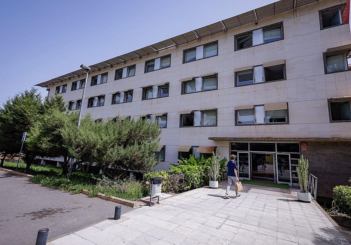 Residencia universitaria en el campus de Tafira de la ULPGC.