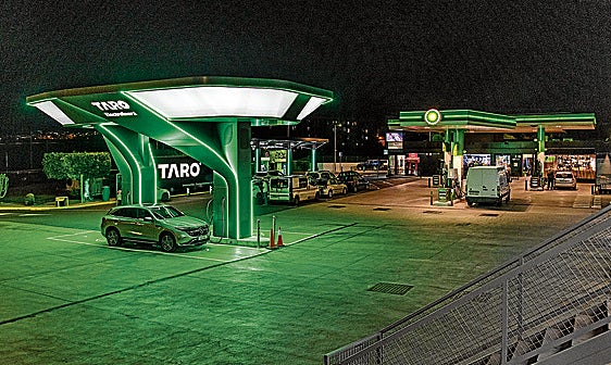 Electrolinera. Instalación de recarga en el sureste grancanario.