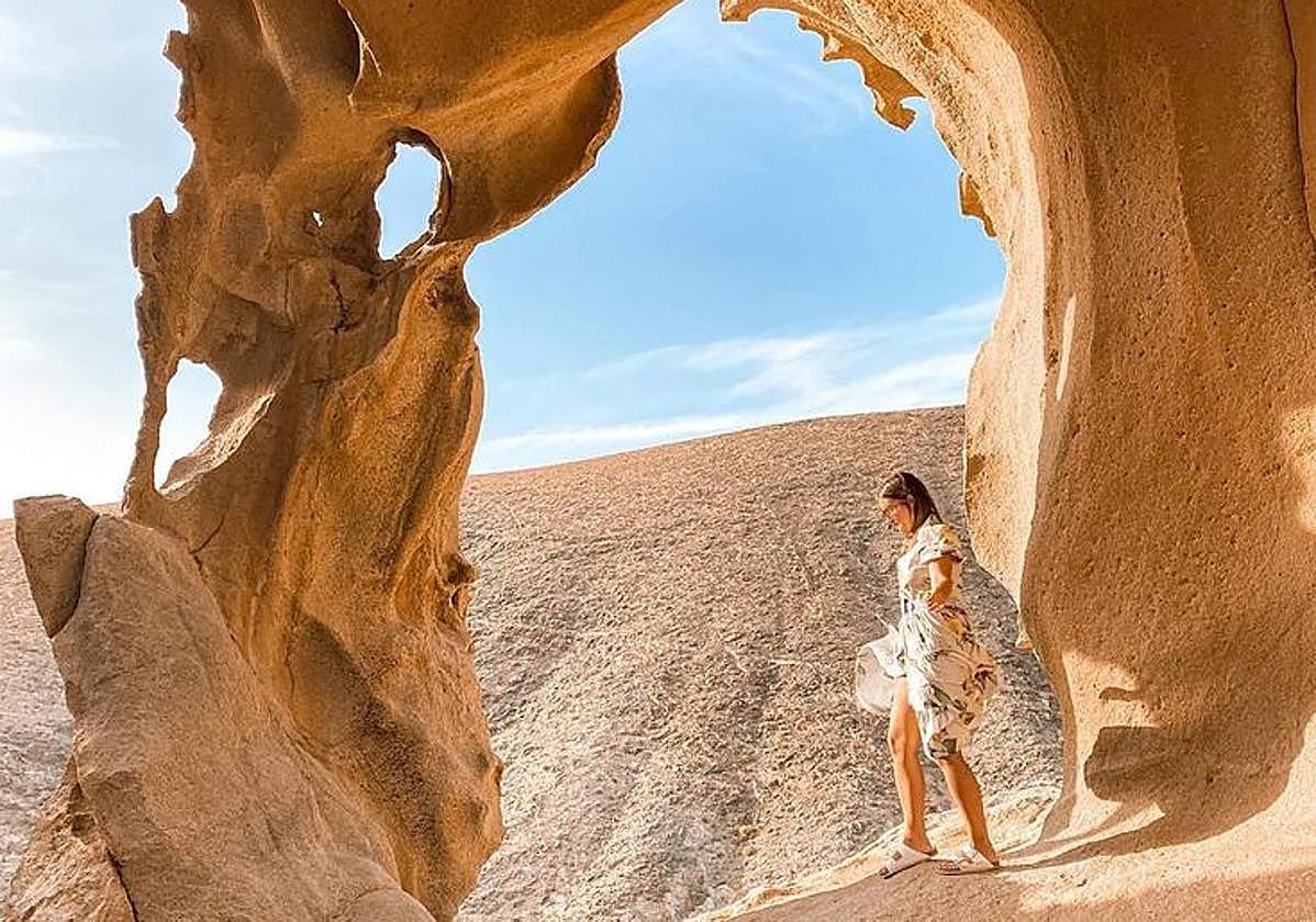El arco de las Peñitas, en el Parque Rural de Betancuria.