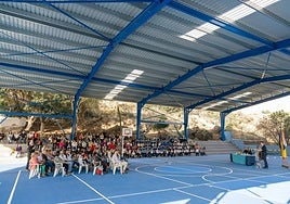 Imagen de archivo de la presentación de la cubierta del CEIP San Isidro.