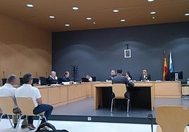 Imagen del juicio celebrado ayer en la Ciudad de la Justicia de Las Palmas.