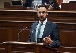 Raúl Acosta, diputado de AHI en el Parlamento de Canarias.