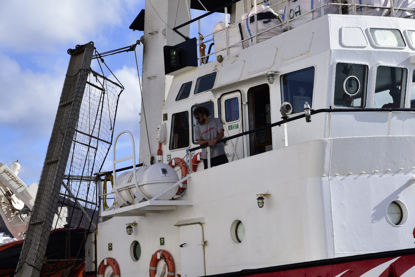 El Open Arms ya está en Las Palmas de Gran Canaria