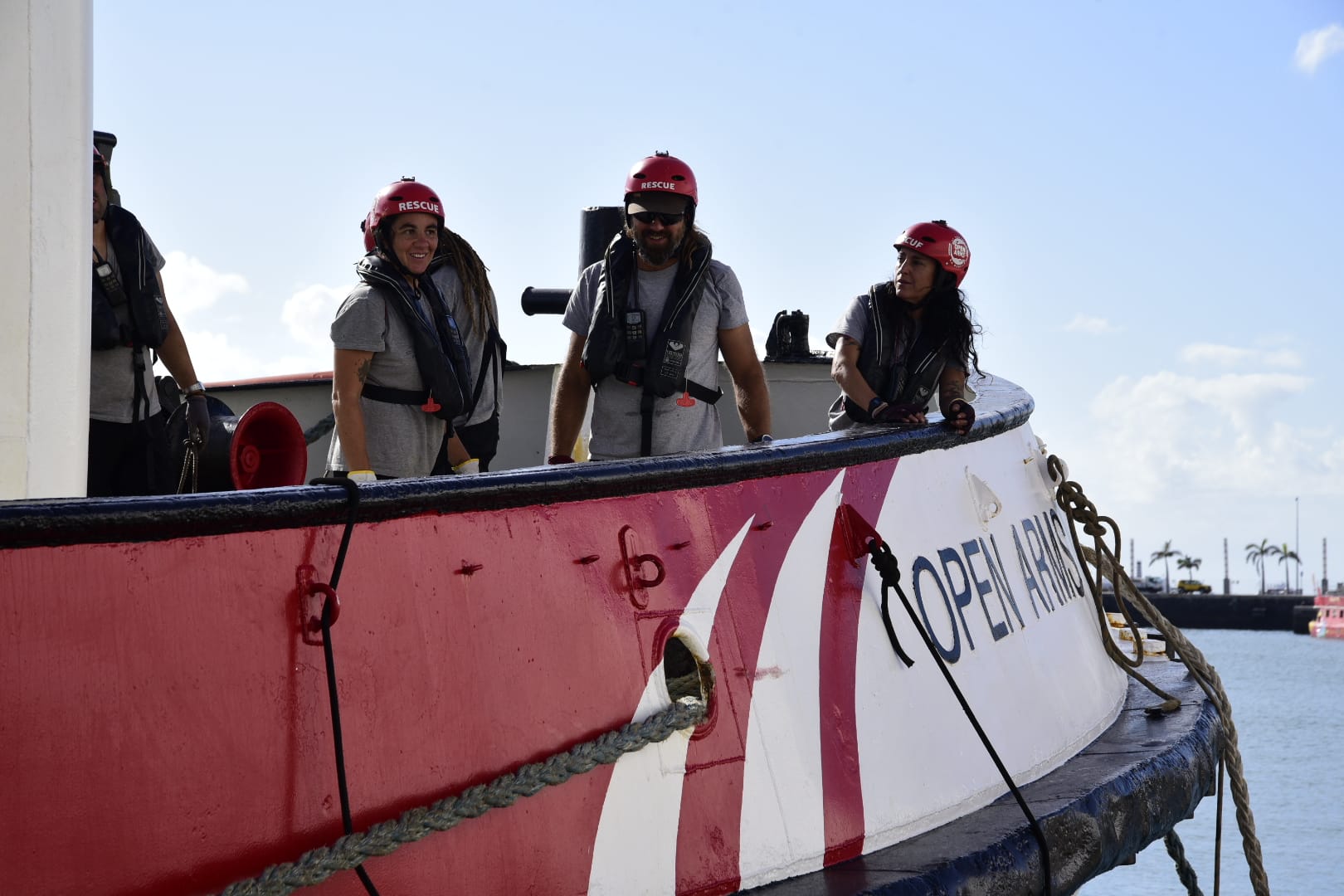 El Open Arms ya está en Las Palmas de Gran Canaria