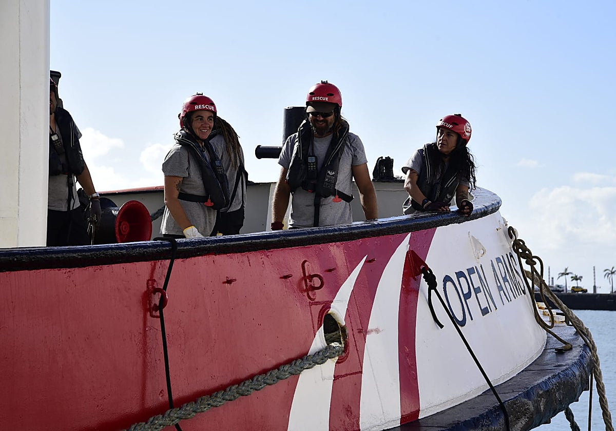 El Open Arms ya está en Las Palmas de Gran Canaria