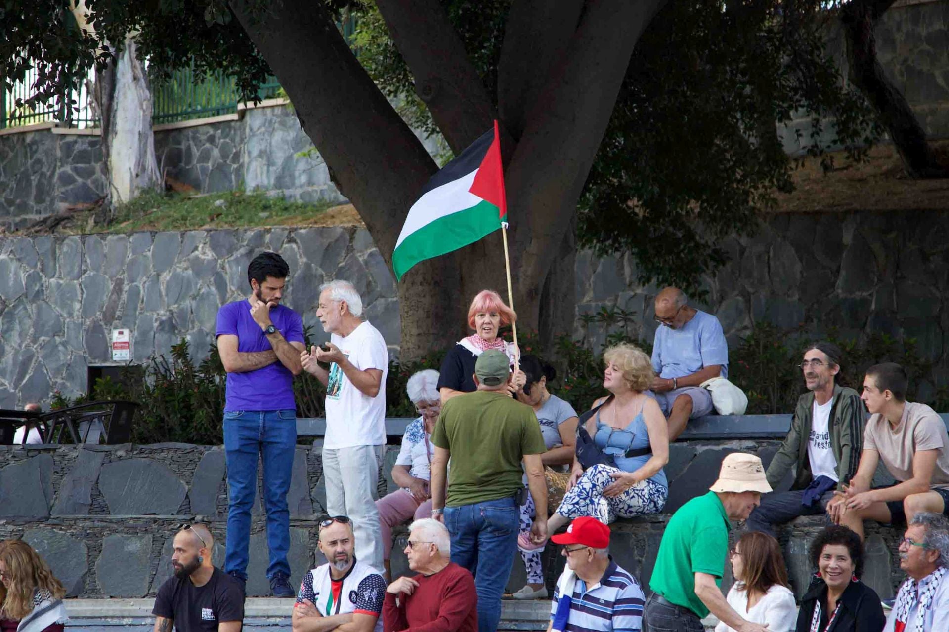Acto en apoyo a la resistencia Palestina, voces locales e internacionales