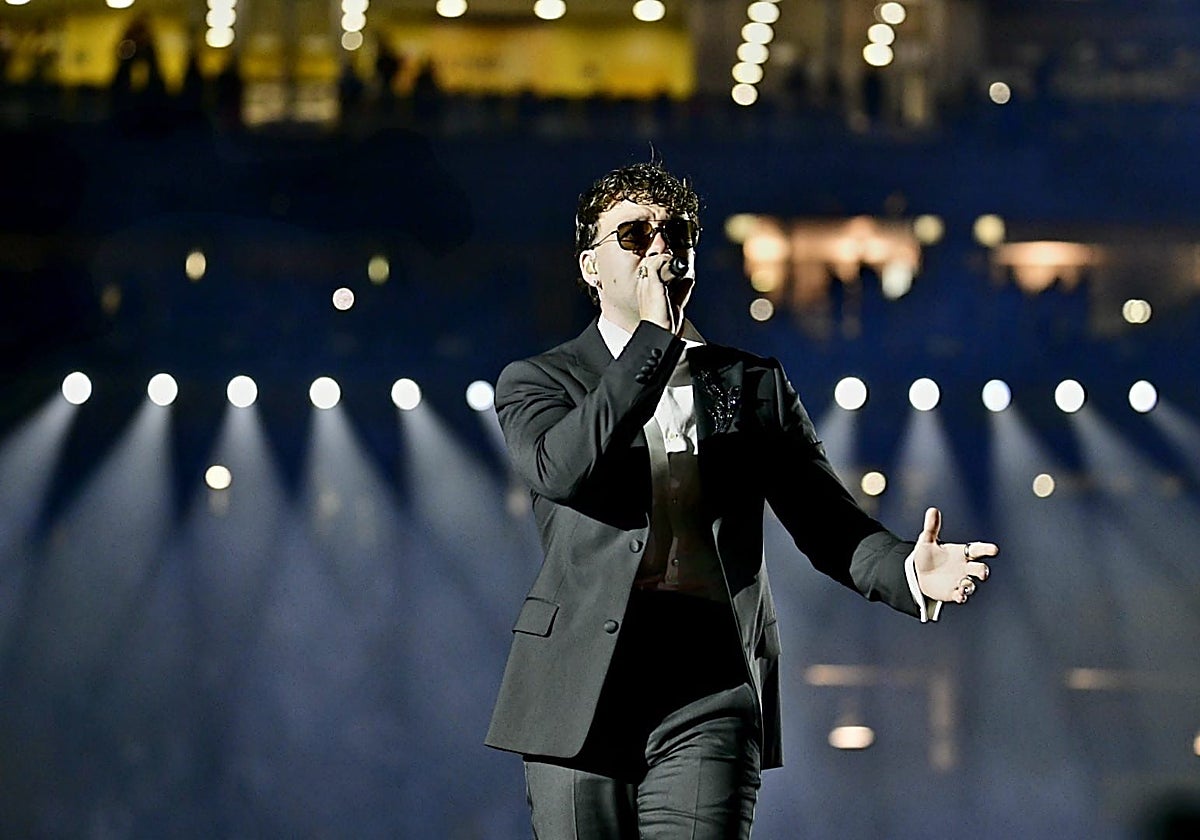 Quevedo en el concierto de Gran Canaria.