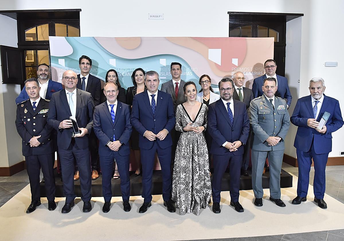 Imagen del evento de entrega de los premios Turismo Islas Canarias en la isla de La Palma.