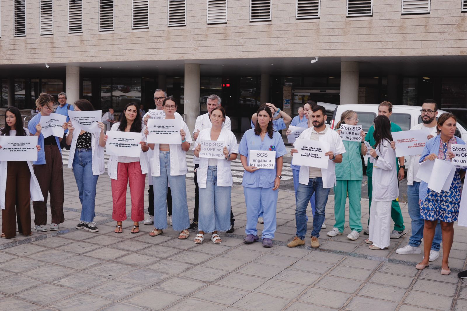 Cuarta jornada de huelga de médicos en Canarias