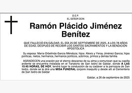 Ramón Plácido Jiménez Benítez