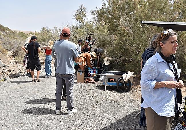 María Sanz reside desde hace 25 años en Fuerteventura.
