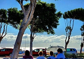 Imagen del tiempo en la zona sureste de Gran Canaria.