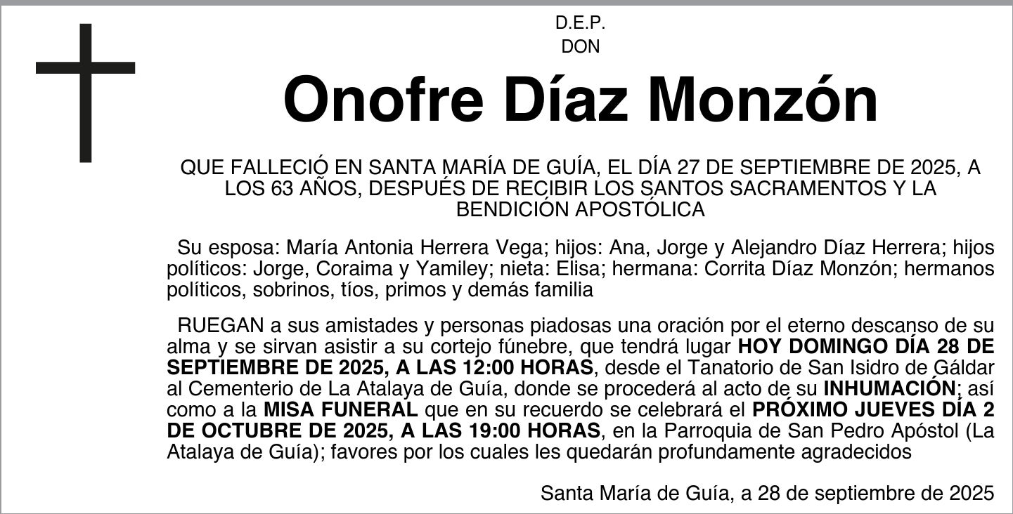 Onofre Díaz Monzón