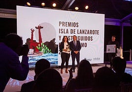 Protagonistas de la actividad celebrada en Las Cucharas, Costa Teguise.