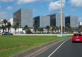 Imagen de la Ciudad de la Justicia de Las Palmas desde la GC-1.