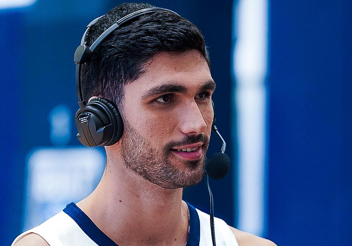 Imagen principal - Aldama se reencuentra con su hábitat natural: la NBA.