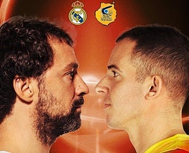 Cartel del Real Madrid-Gran Canaria del estreno ACB, con Sergio Llull y Miquel Salvó de protagonistas.