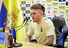 Viti Rozada, en rueda de prensa.