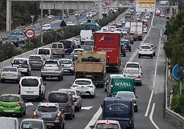 Imagen de archivo de un atasco.