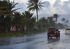 Imagen de archivo de lluvias en Canarias.