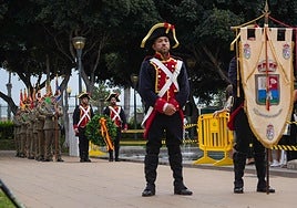 Recreación de la batalla de La Naval vinculada a la celebración de las fiestas.