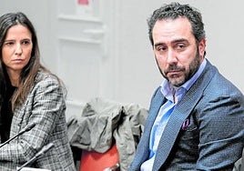 El empresario y abogado Víctor Aldama en su comparecencia en la comisión mascarillas en enero de este año.