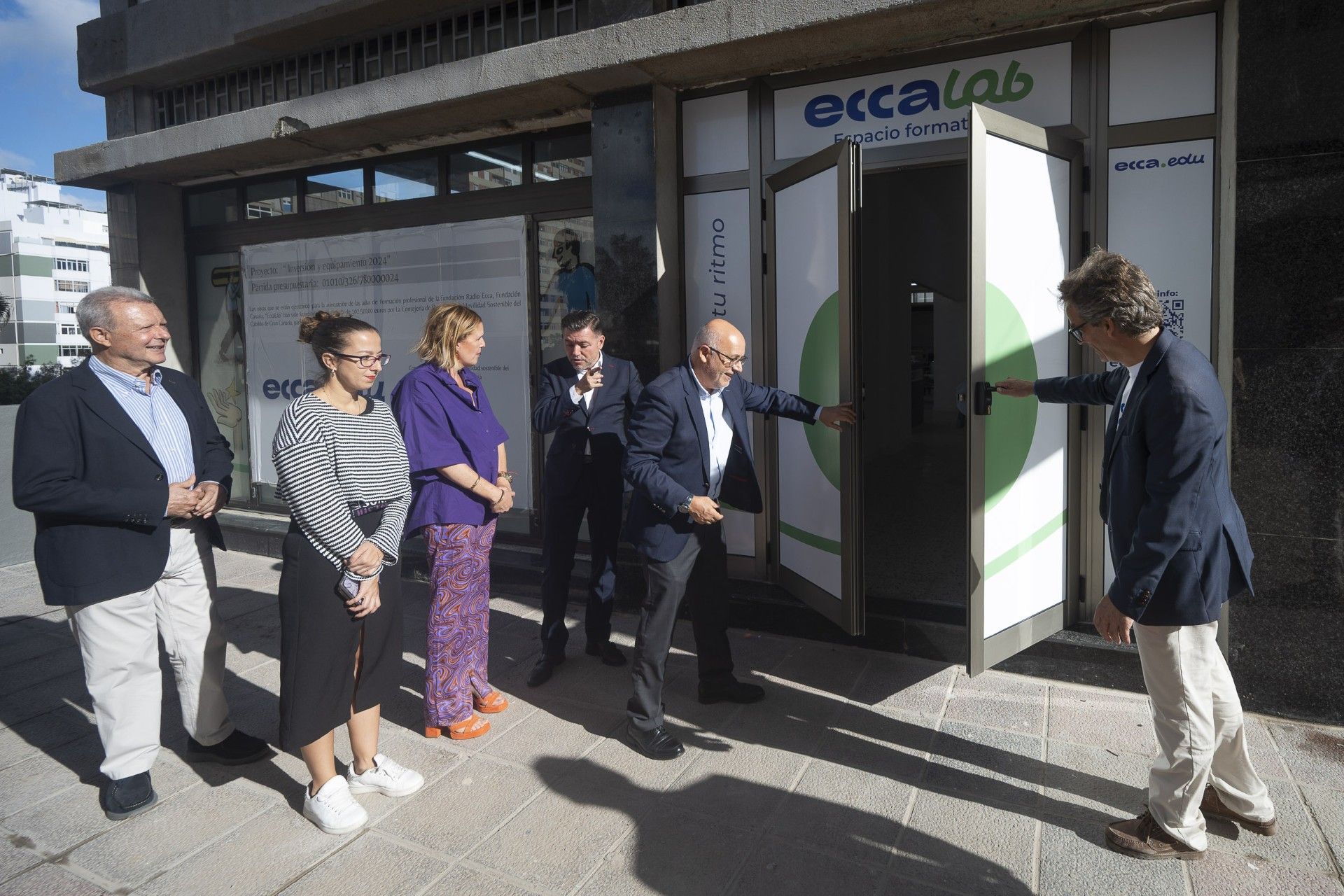 Antonio Morales inauguró este innovador espacio.