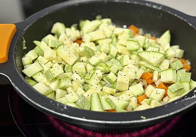 Añadimos el calabacín