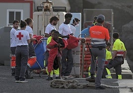 Imagen de archivo de la llegada de un cayuco a El Hierro.