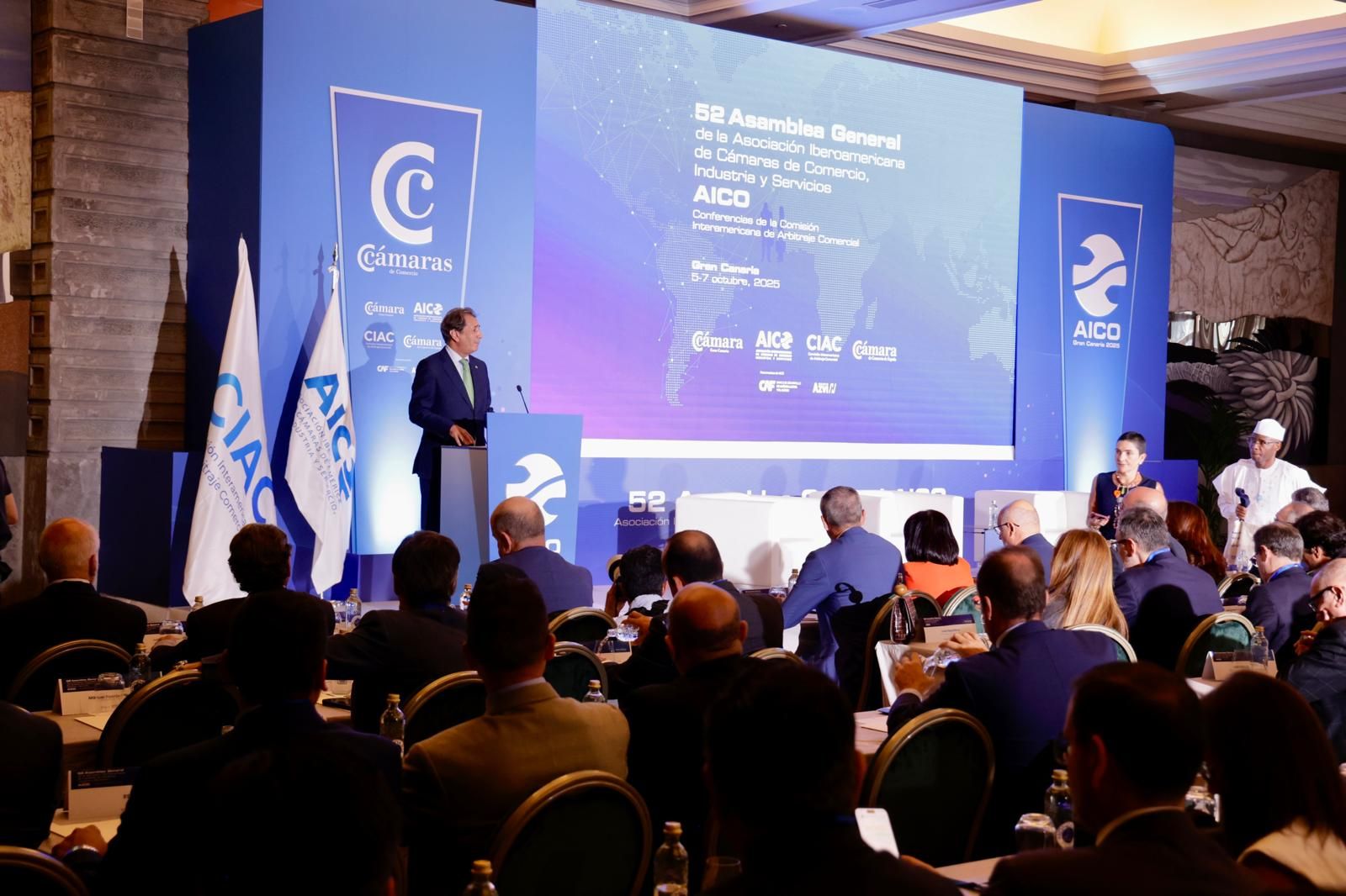 Reunión de la 52 asamblea anual de la Asociación Iberoamericana de Cámaras de Comercio